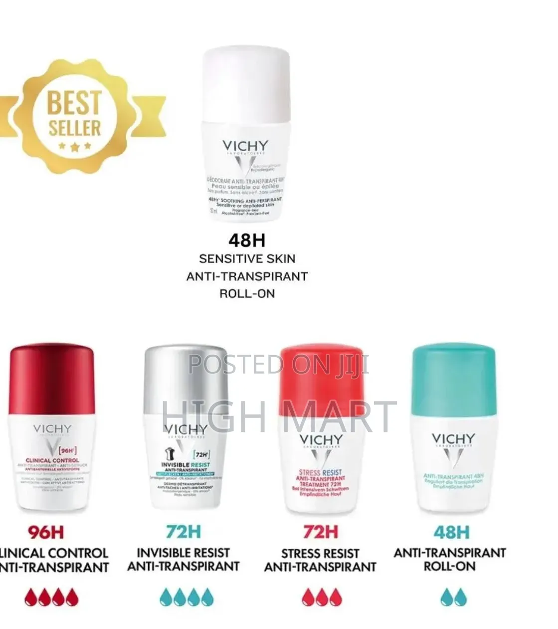 Vichy 48hr Intensive Anti-Perspirant Roll On