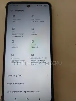 New Infinix Hot 11 Play 64 GB Gray