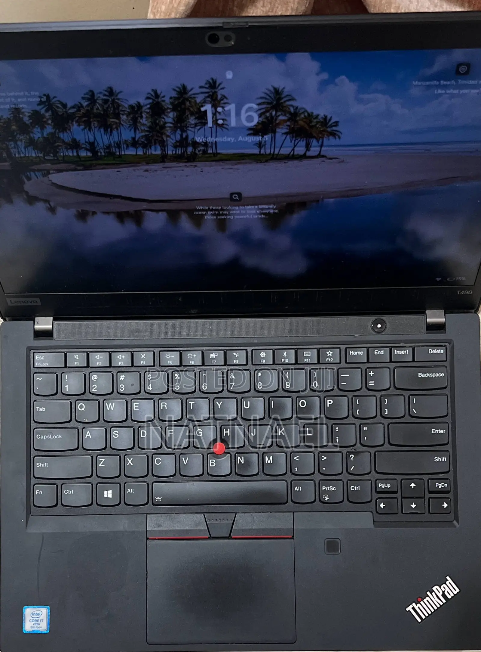 Laptop Lenovo ThinkPad T490s 32GB Intel Core i7 SSD 256GB