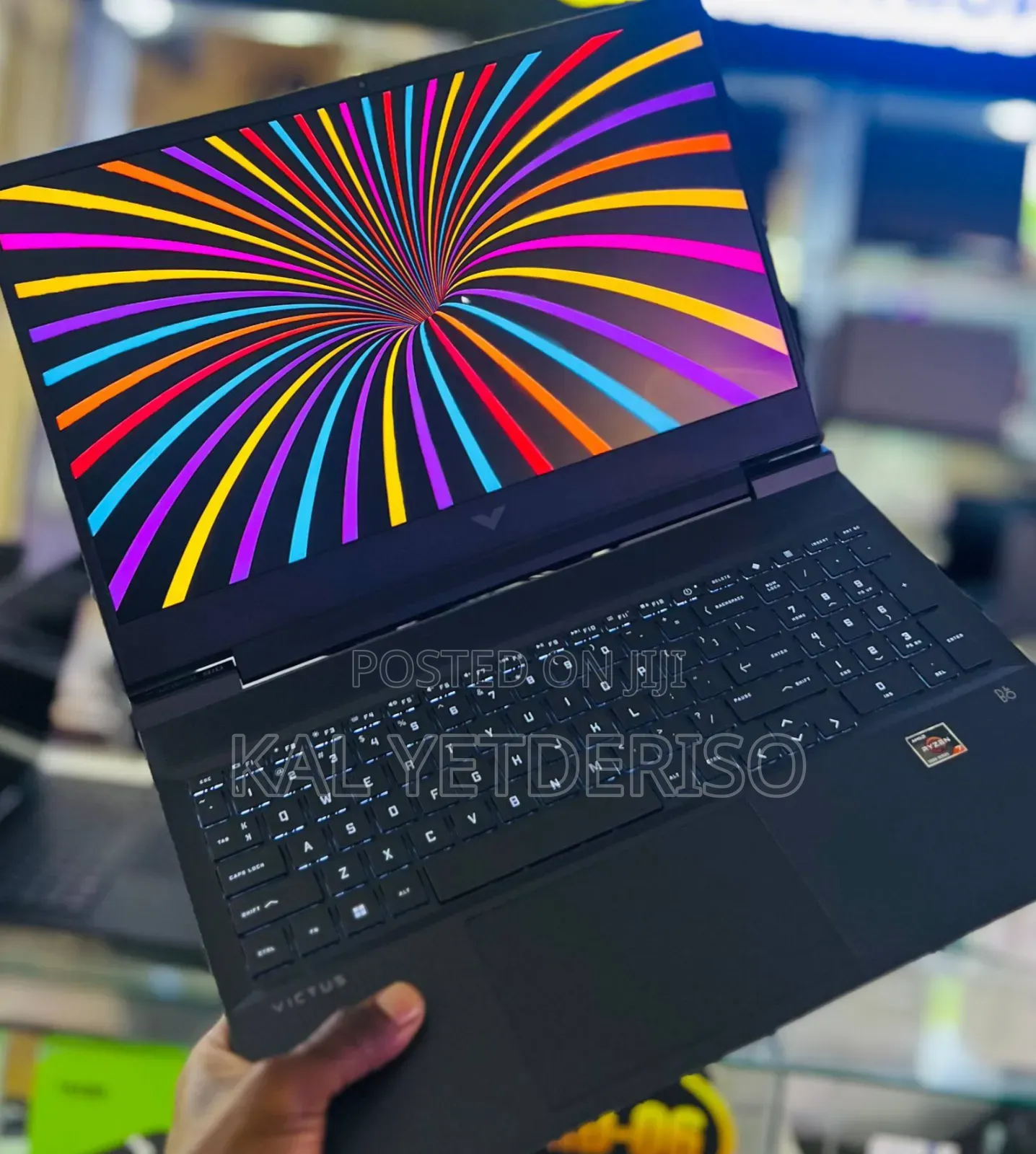 New Laptop HP Victus 16 16GB AMD Ryzen 7 SSD 512GB