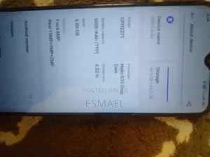 New Oppo A16 64 GB Black