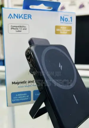 Anker MagGo Power Bank (5,000mAh, 7.5W, Stand)  Capacity: 5,000mAh
