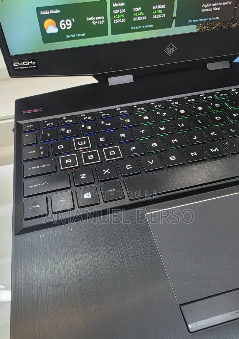New Laptop HP Omen 15 16GB Intel Core i7 SSD 1T
