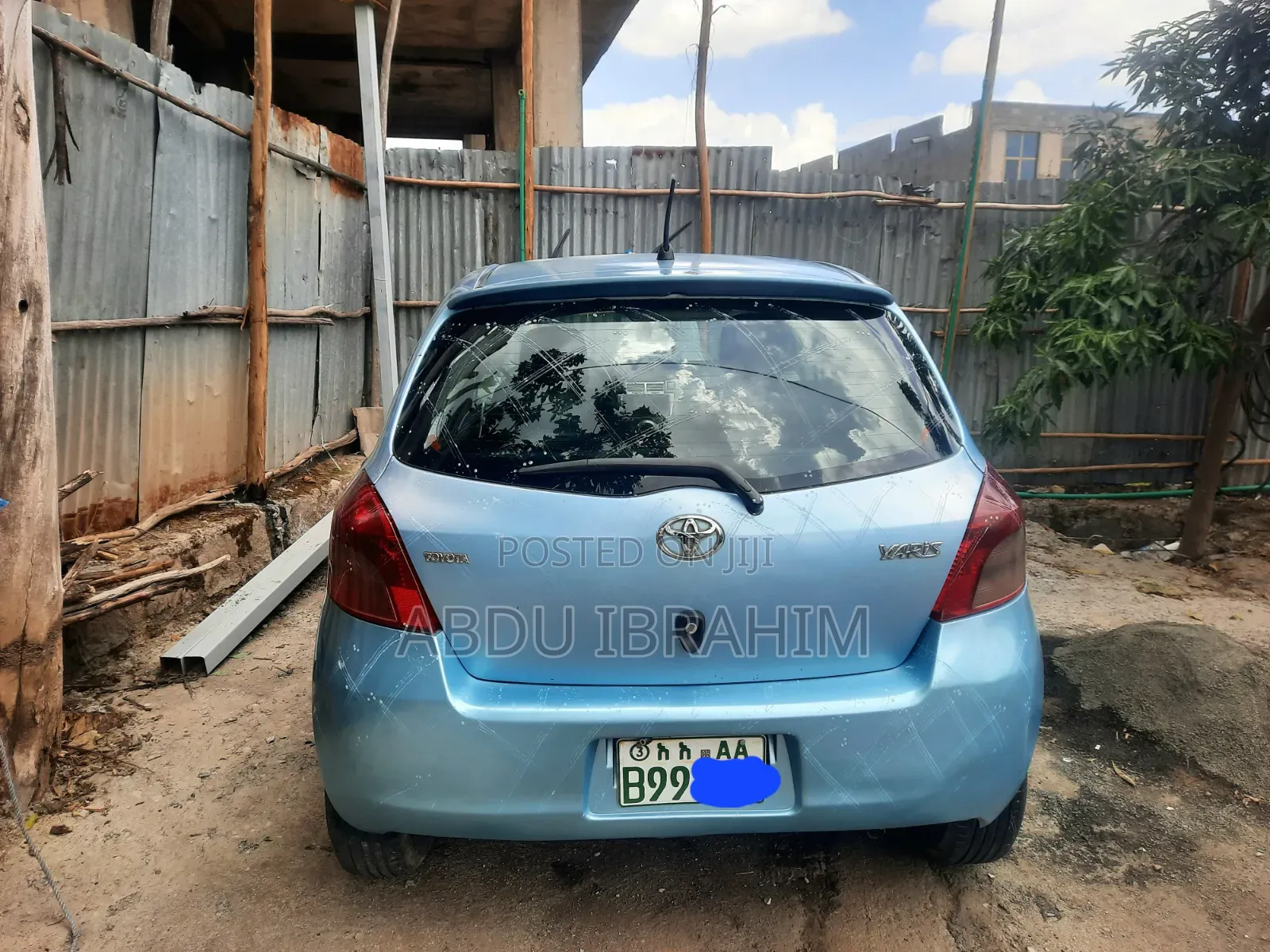 Toyota Yaris 2005 Blue