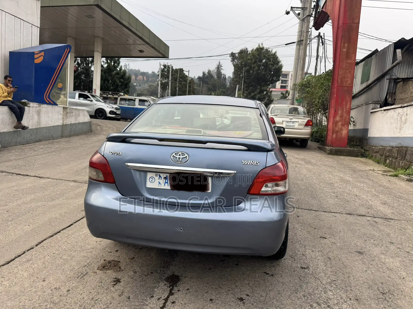 Toyota Yaris 2008 Blue