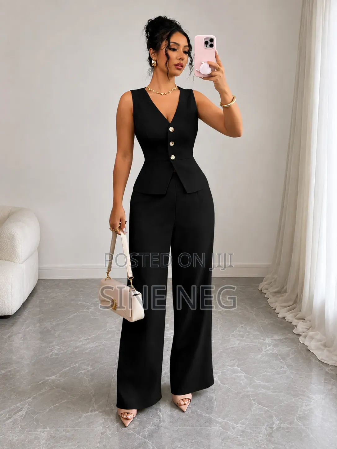 Elegant Top and Pants Set