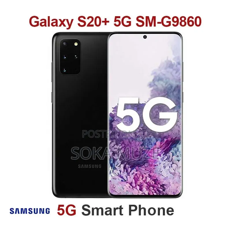 New Samsung Galaxy S20+ 5G 128 GB Black