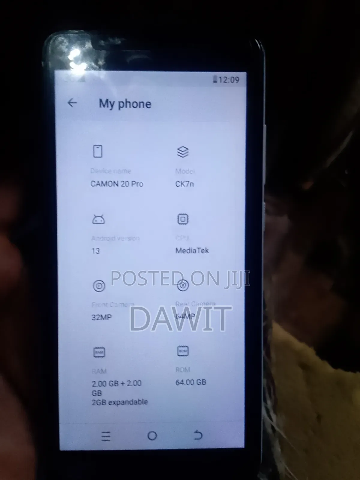 New Tecno Camon 20 Pro 256 GB White
