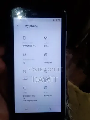 New Tecno Camon 20 Pro 256 GB White