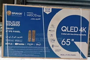 65''qled Sony Bravia Webos Hub Frameless TV