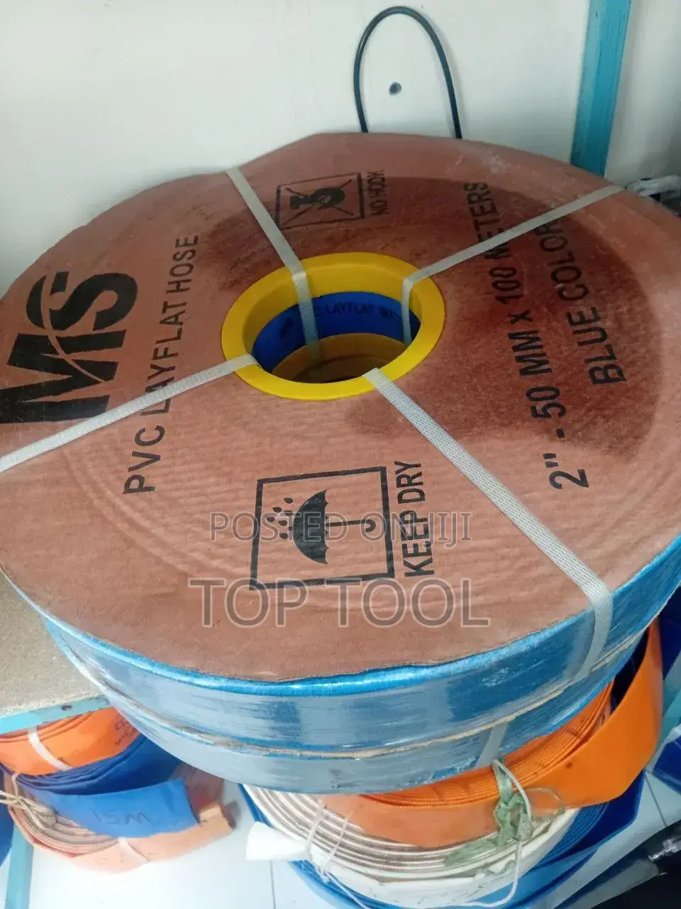 ,የAlayed Heavy Duty Layflat Hose ጥቅል ነው።