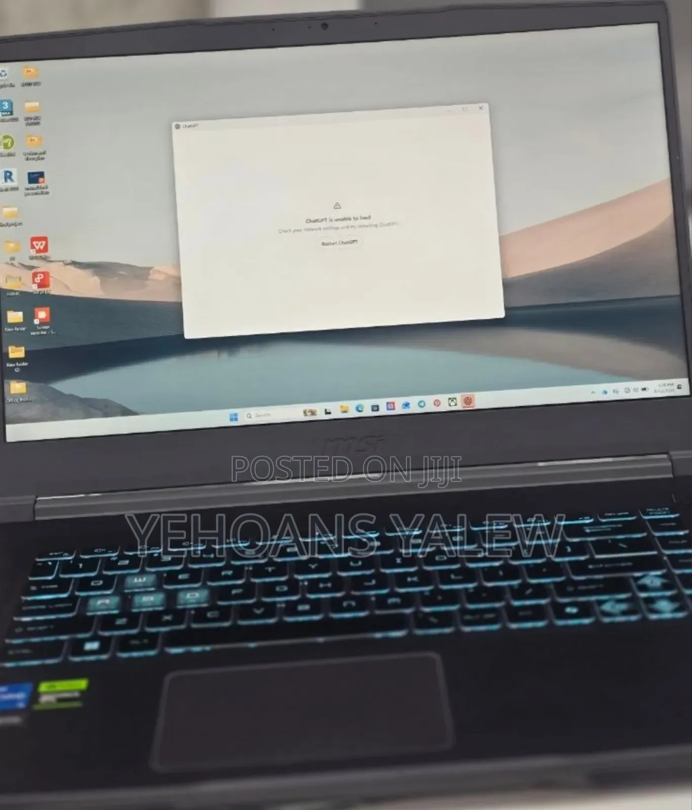New Laptop MSI GF65 Thin 10UE 16GB Intel Core i5 SSD 1T