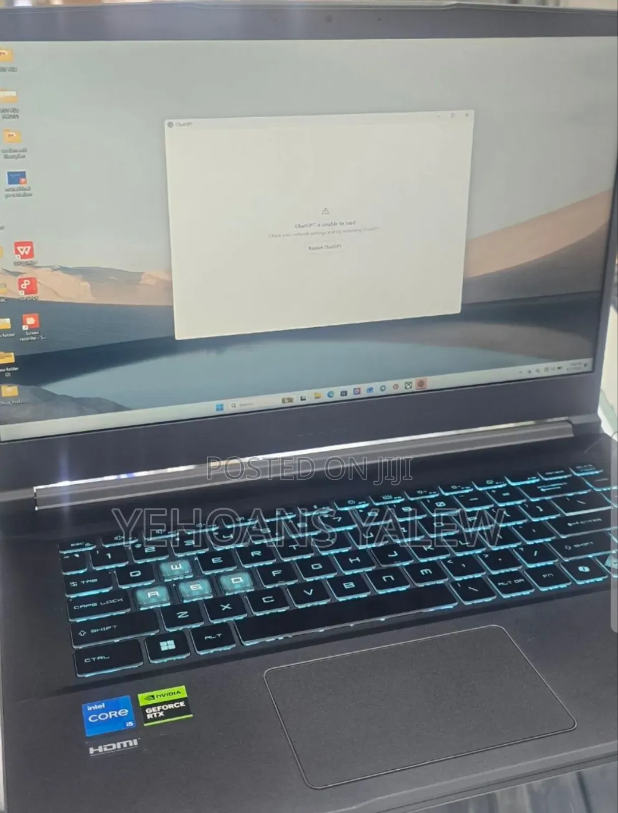 New Laptop MSI GF65 Thin 10UE 16GB Intel Core i5 SSD 1T