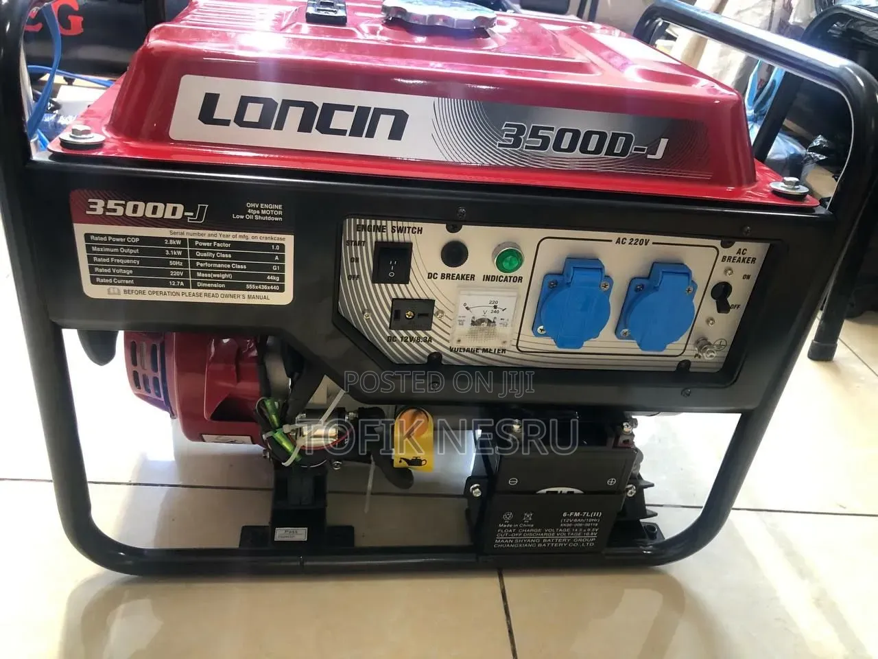 Gassoline Generator Loncin Brand