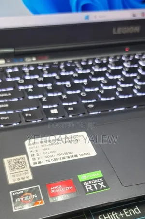 New Laptop Lenovo Legion 5 16GB AMD Ryzen 7 SSD 512GB