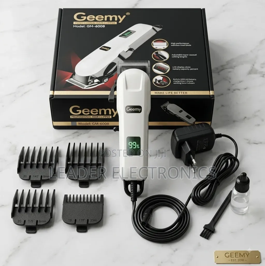 Geemy Professional Hair Clipper – Powerful Performance Precise Hair