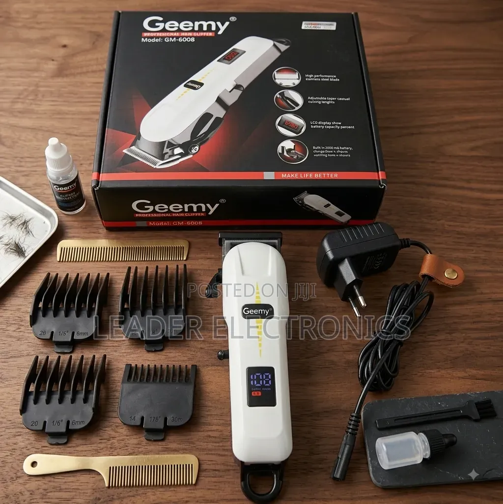 Geemy Professional Hair Clipper – Powerful Performance Precise Hair