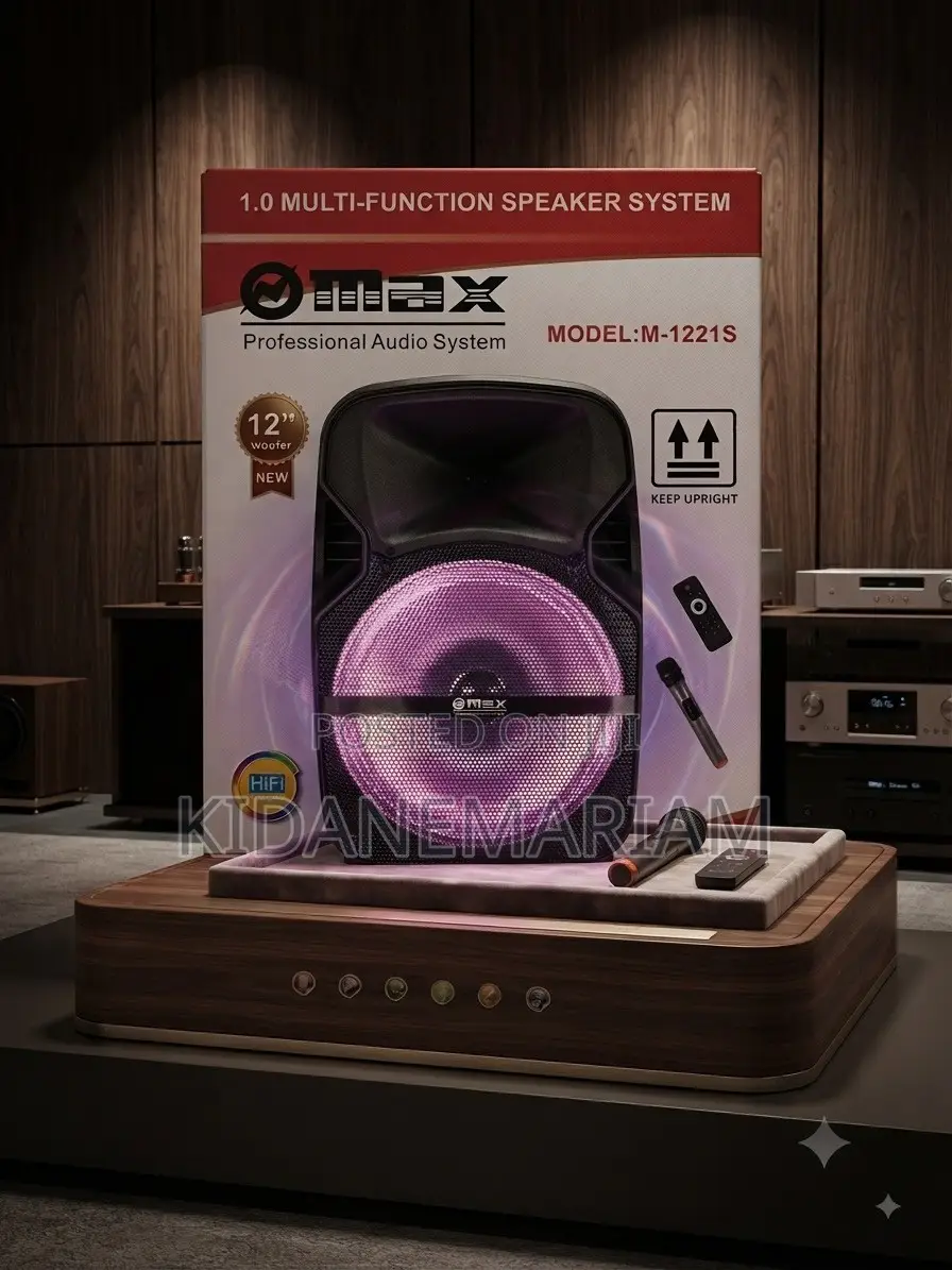 OMAX Model: M-1221s — 1.0 Multi-Function Professional Audio System