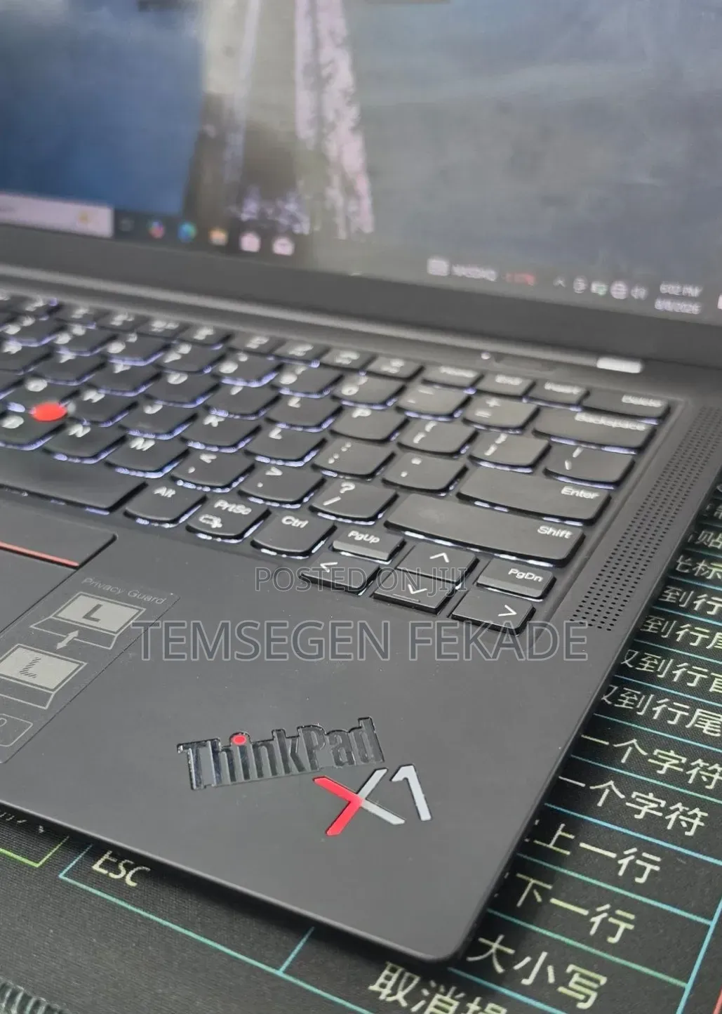 New Laptop Lenovo ThinkPad X1 Carbon 16GB Intel Core i5 SSD 512GB