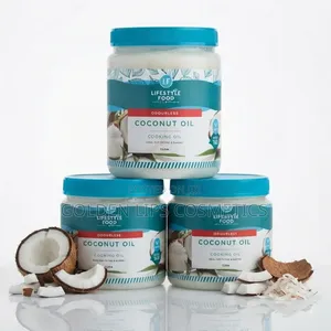 Lifestyle Food Odourless Coconut Oil Cooking and Skin Care 1L