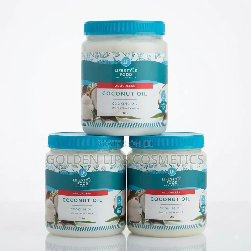 Lifestyle Food Odourless Coconut Oil Cooking and Skin Care 1L