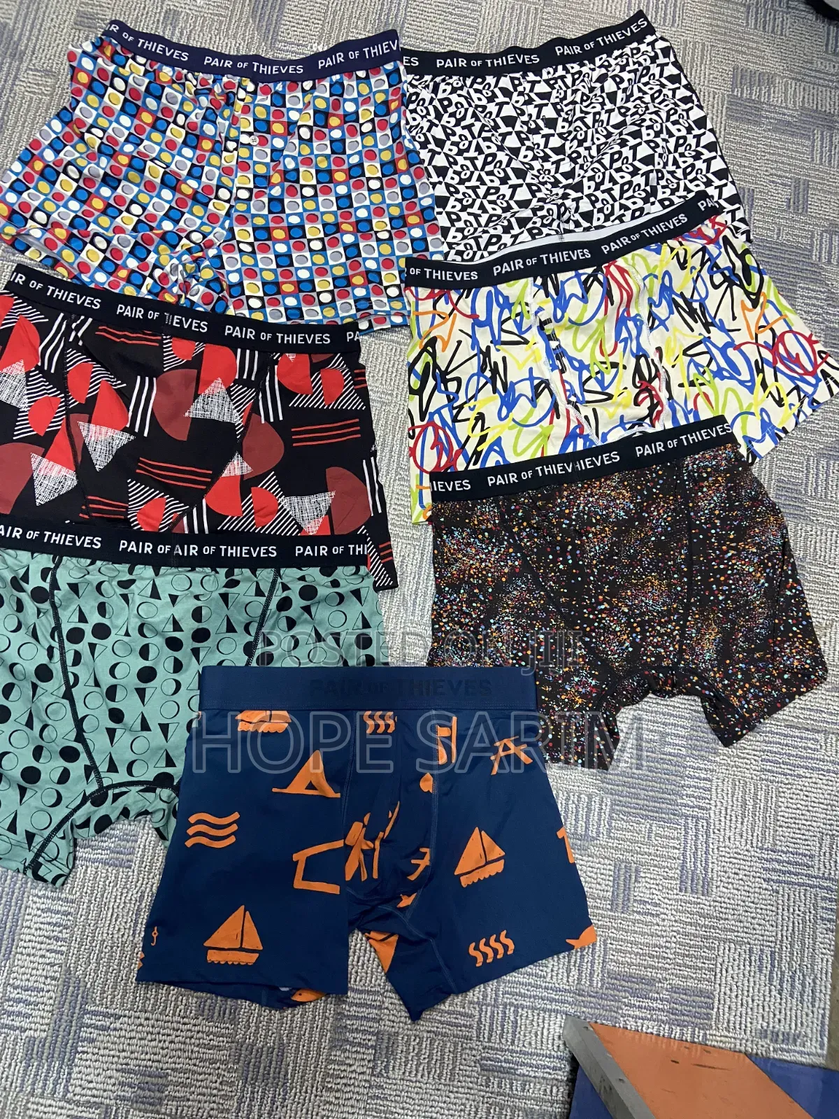 Pair of Thieves Patterned Boxers