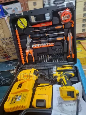 Set Dril Machine and Accessory Dewalt Brand