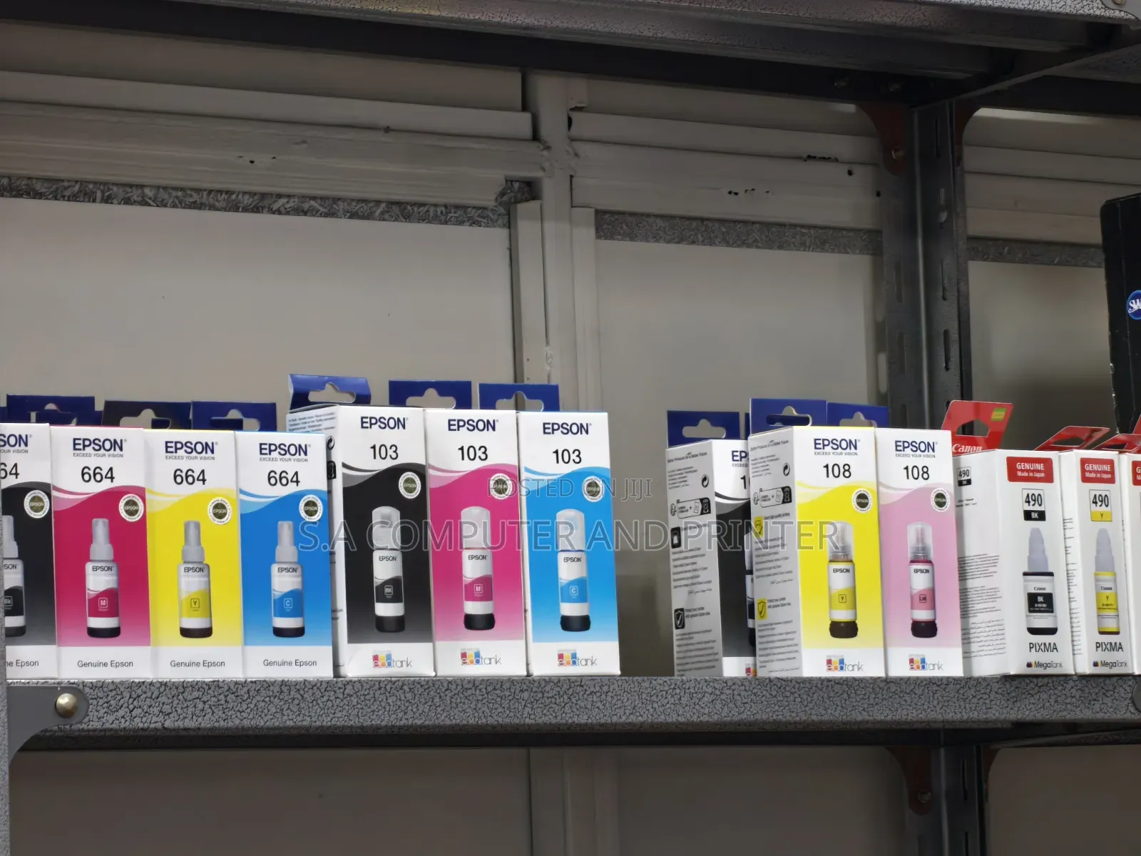 Original Genuine Epson 103 EcoTank Yellow Ink Bottle