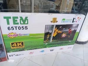 Tev Smart TV 65 Inch Andraid Doubel Gelass Secrin Adis 2026 Quality