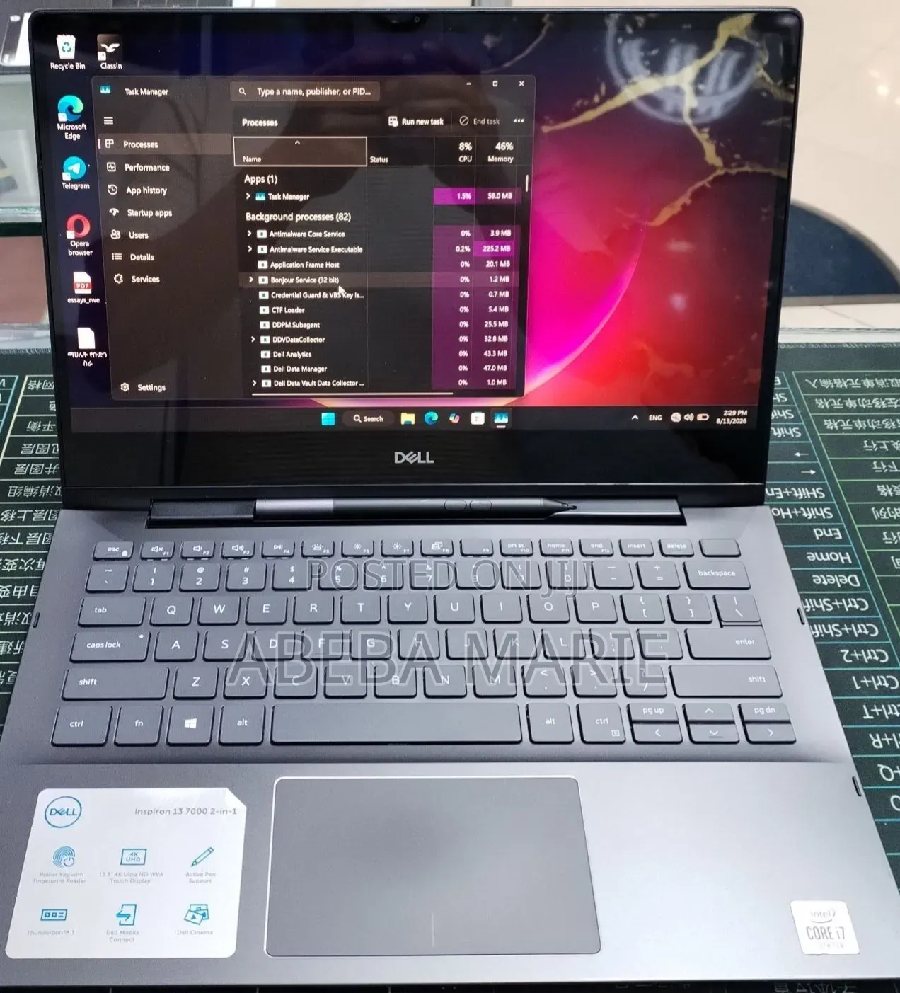New Laptop Dell Inspiron 13 7320 16GB Intel Core i7 SSD 512GB