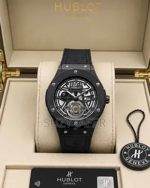 Hublot Geneve Men Watch Black Color