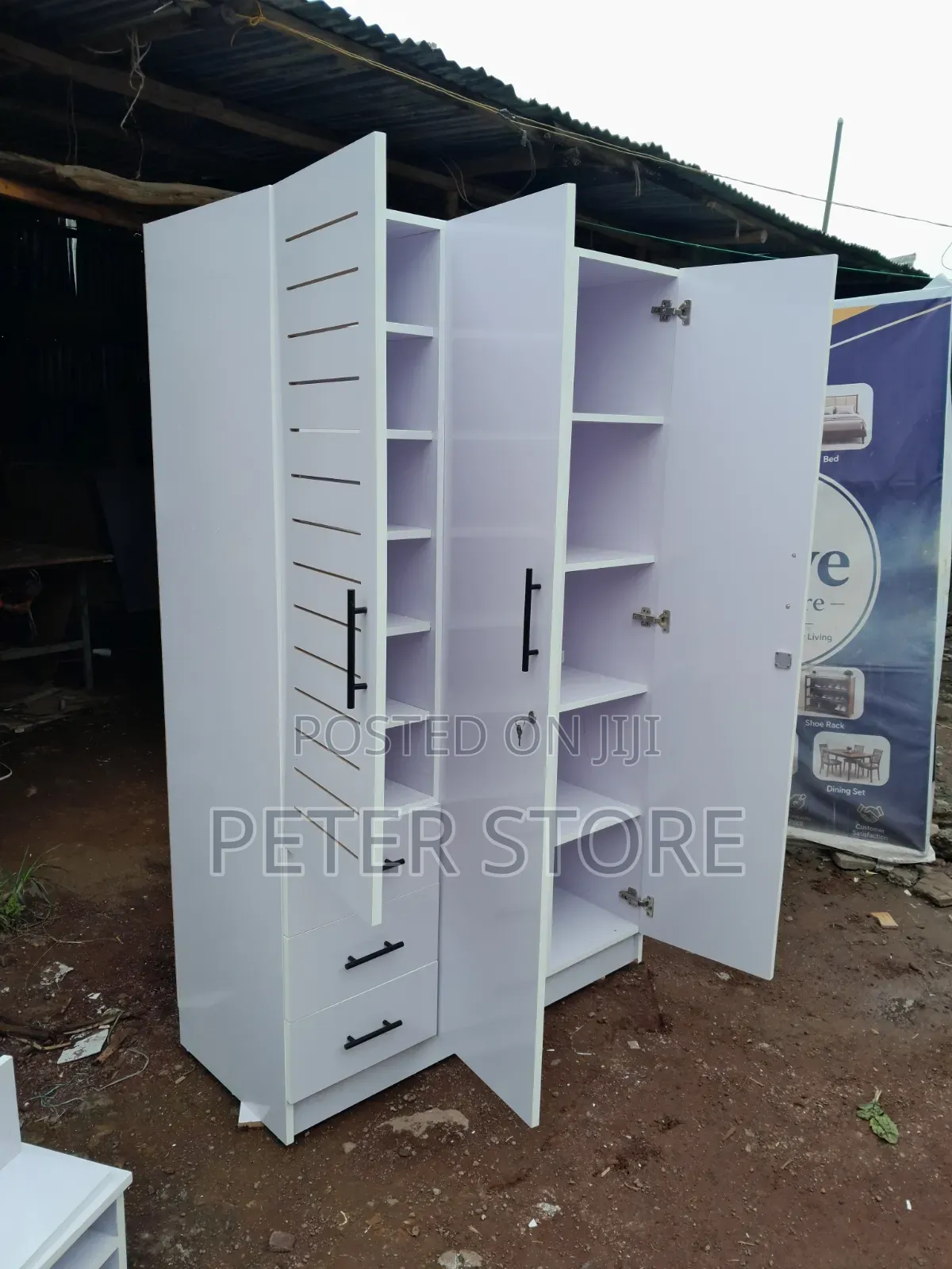 1.20m Wardrobe Within Shoes Rack