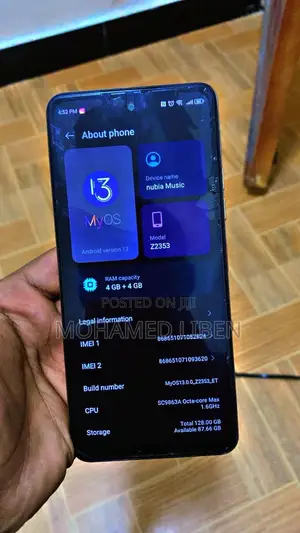ZTE Nubia Music 128 GB