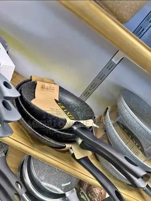 Momcoc 3Pcs ኳሊቲ ሴራሚክ መጥበሻዎች Fry Pan Set/ Free Delivery