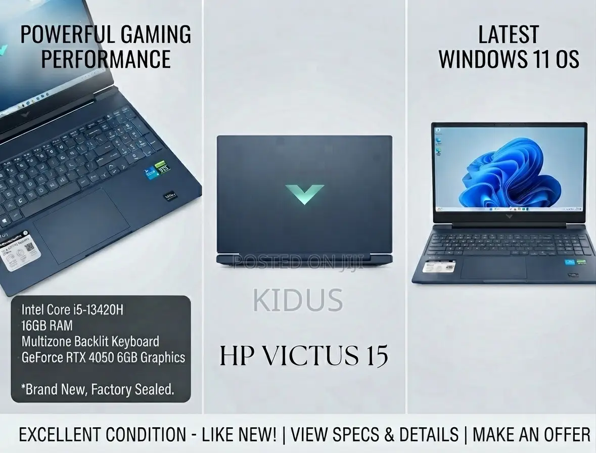 New Laptop HP Victus 15 16GB Intel Core i5 SSD 512GB