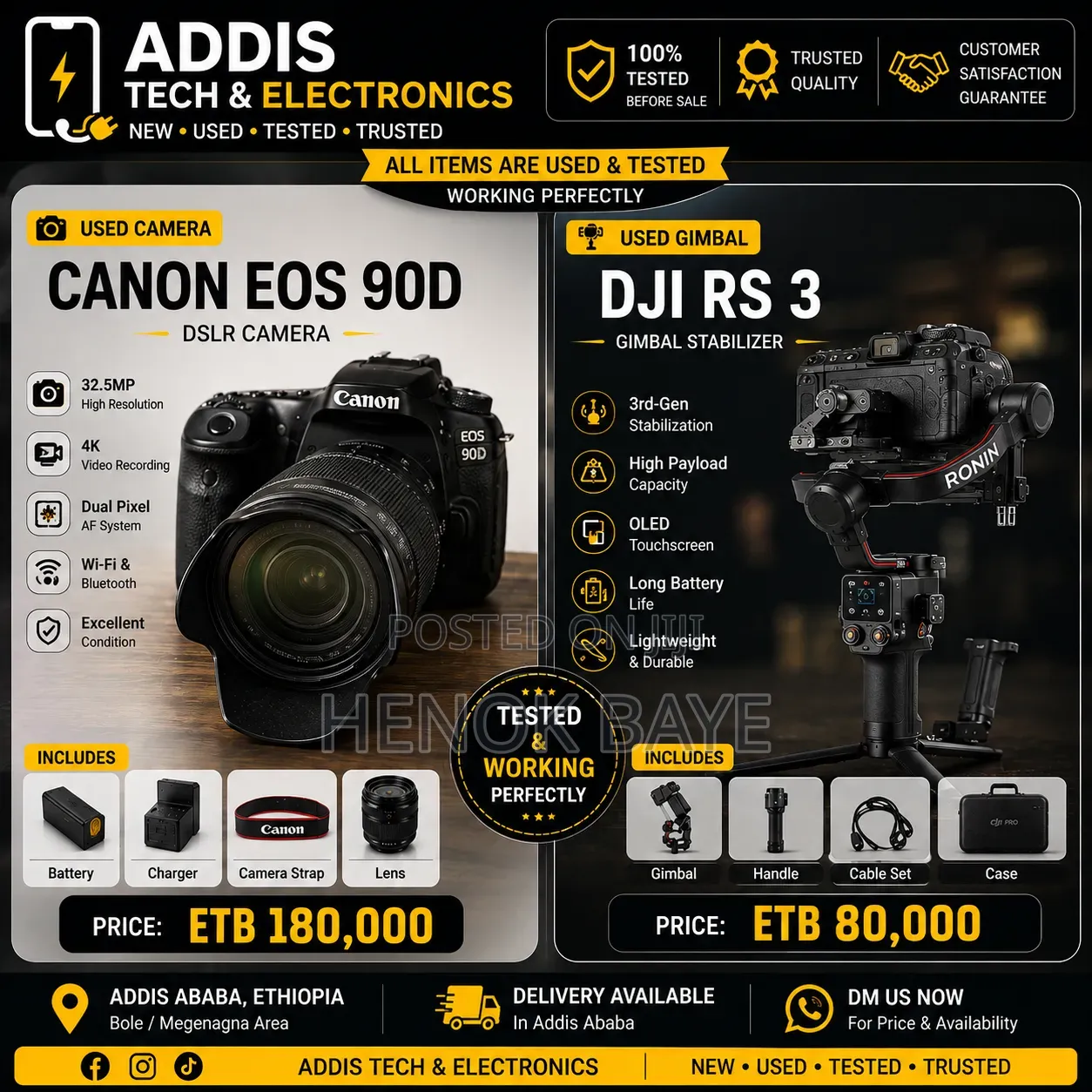 Canon Camera and Gimbal