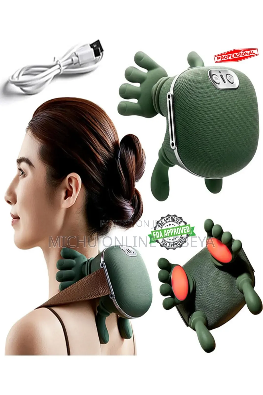 Quality Full Body Massager የጡንቻ ድካምንና ውጥረትን ለማስወገድ የሚረዳ/Free Delivery