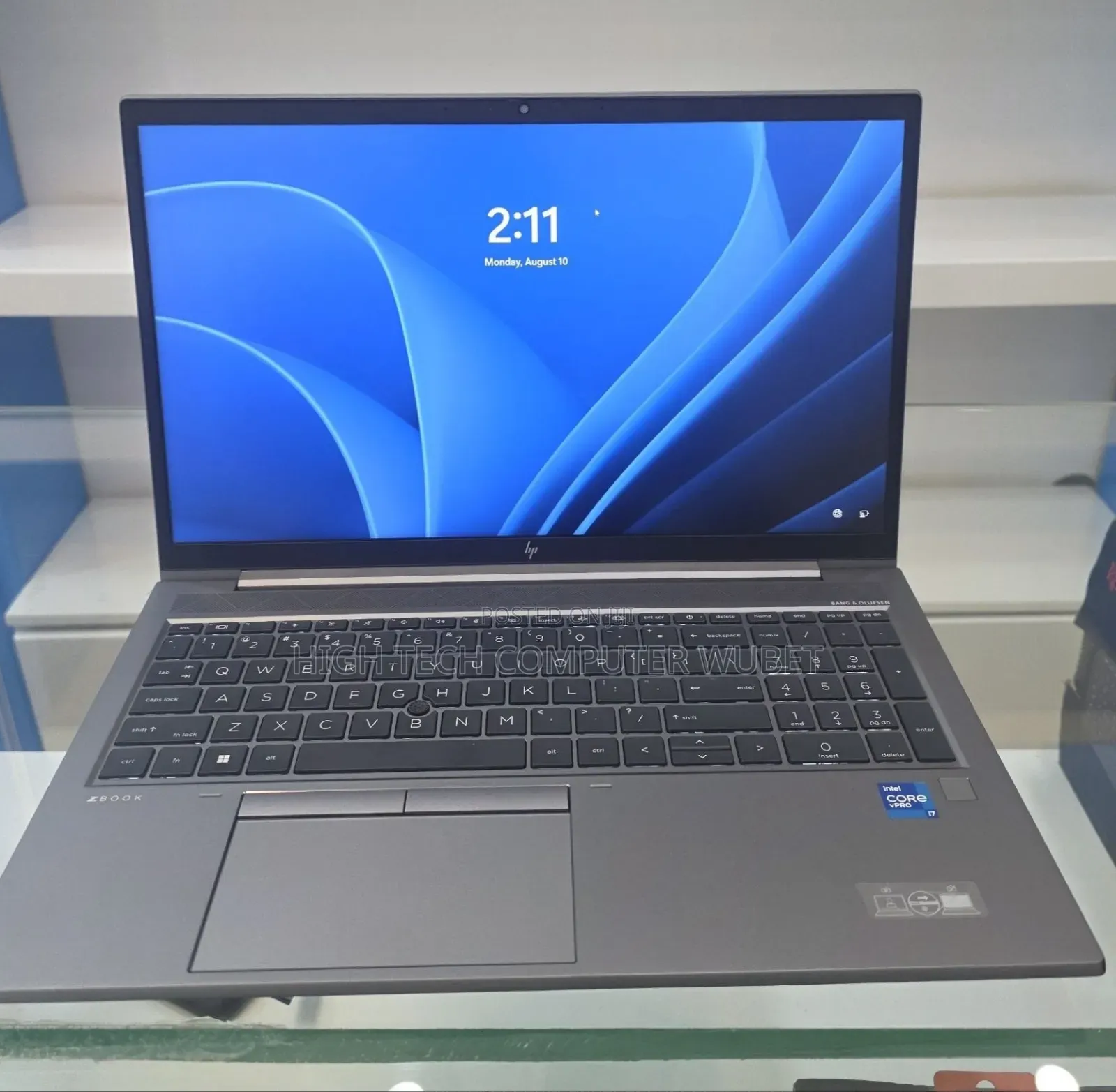 New Laptop HP ZBook Fury 15 G8 16GB Intel Core i7 SSD 512GB
