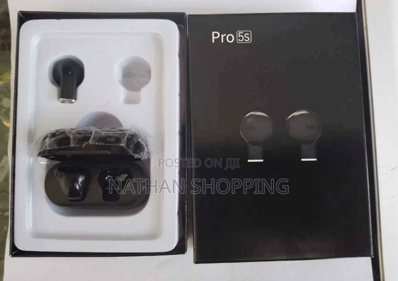 Pro 5s Black: Earbud