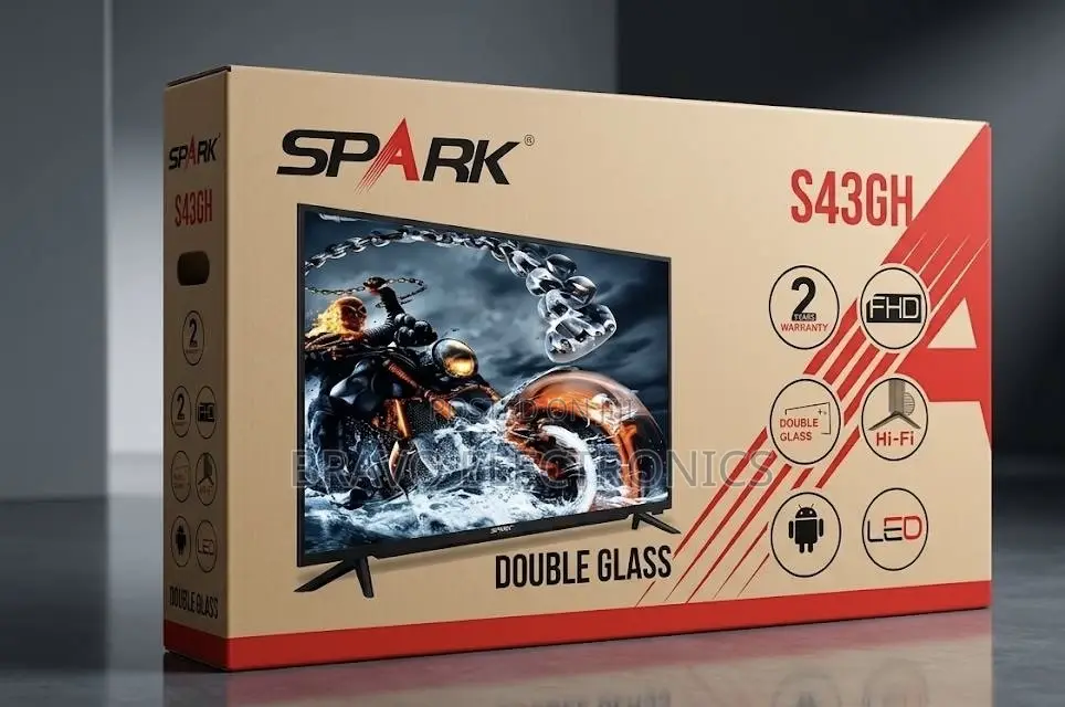 SPARK 43” Android Smart TV – Double Screen | Hi-Fi Speaker | New Model