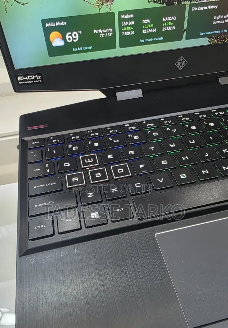 New Laptop HP Omen 15 16GB Intel Core i7 SSD 1T
