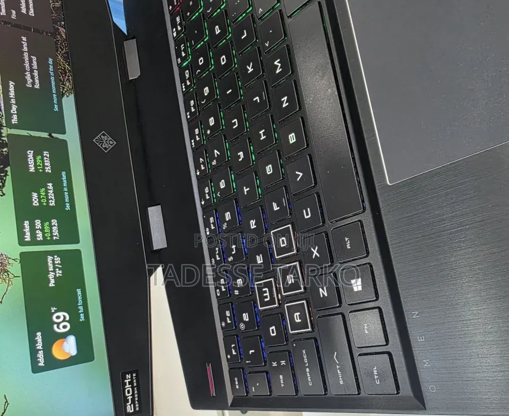 New Laptop HP Omen 15 16GB Intel Core i7 SSD 1T