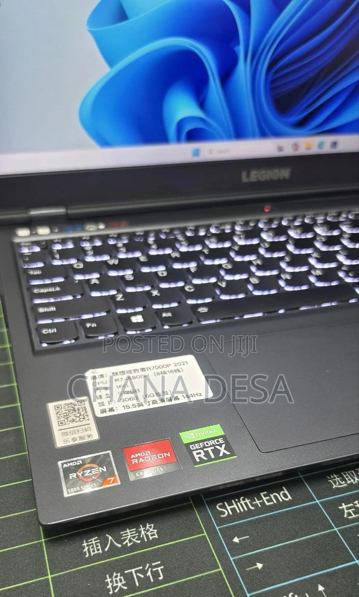 New Laptop Lenovo Legion Pro 7 16GB AMD Ryzen 7 SSD 1T
