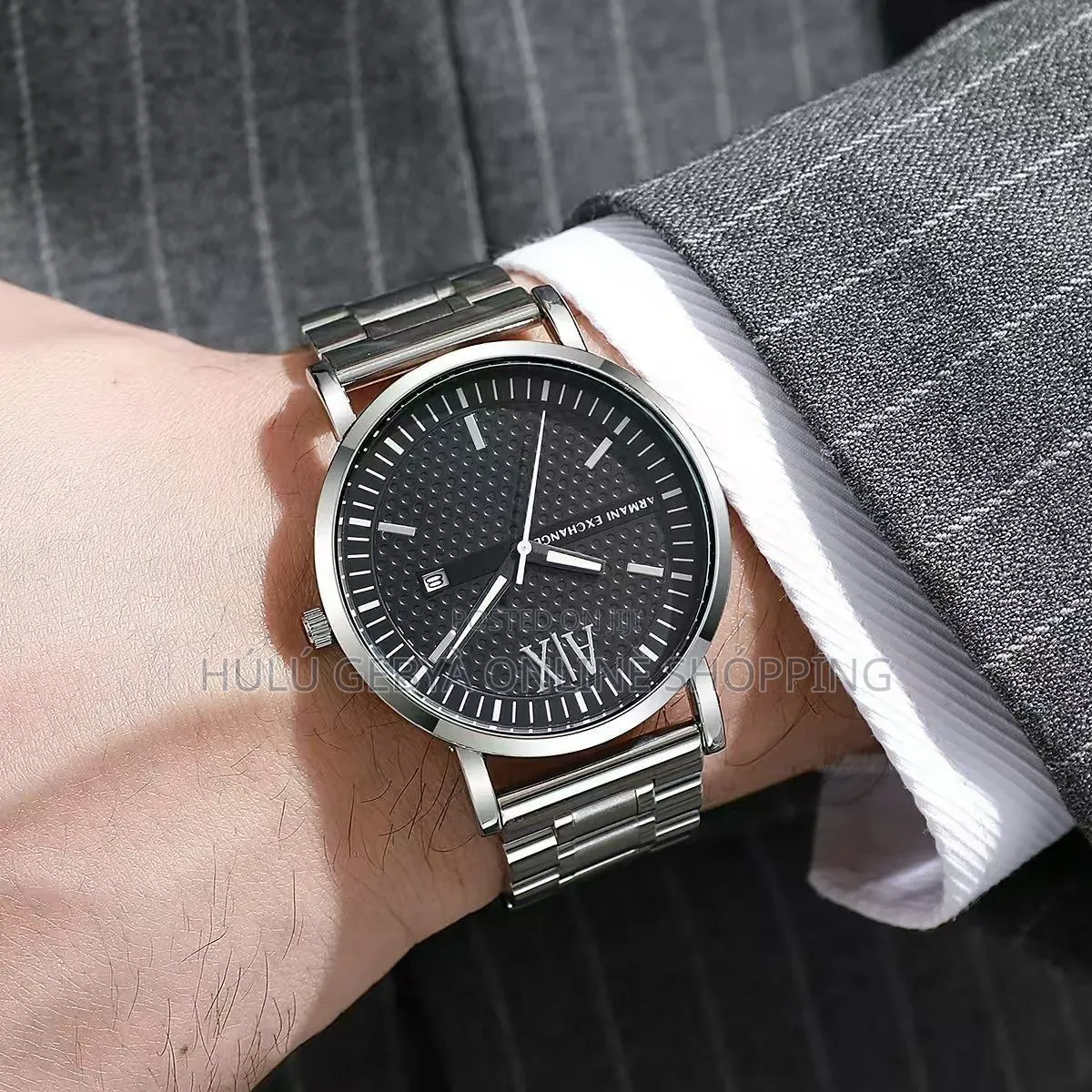 Armani Exchange Classic Stainless Steel Watch