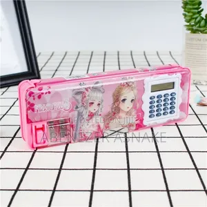 Fancy Pencil Box With Calculator for Kids School