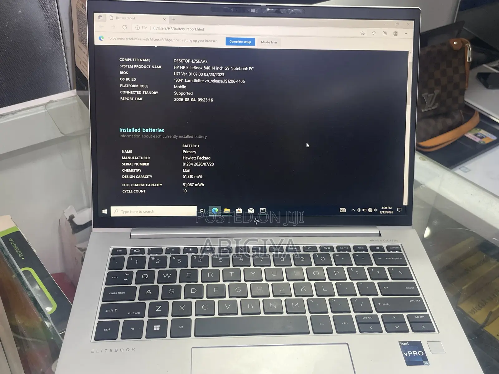 Laptop HP EliteBook 840 8GB Intel Core i5 SSD 512GB