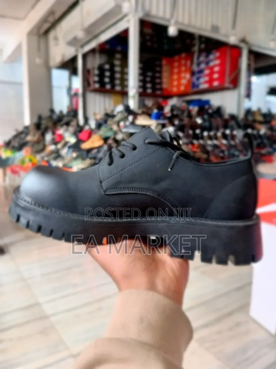 Chunky Lace Up Derby Shoe