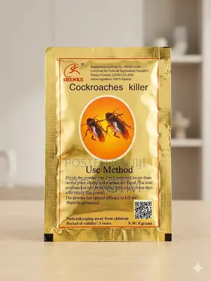 Shenke Cockroaches Killer Is an 8-Gram Household Insecticide