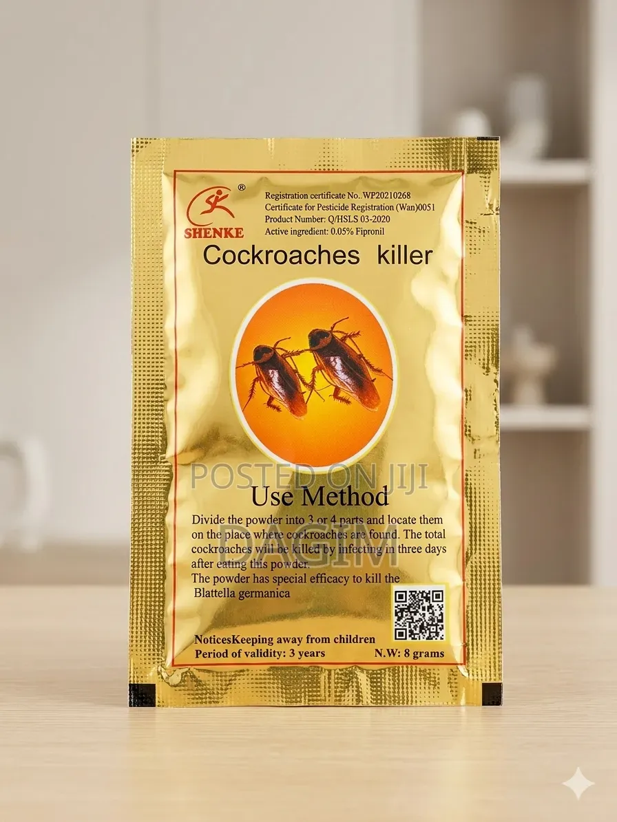 Shenke Cockroaches Killer Is an 8-Gram Household Insecticide