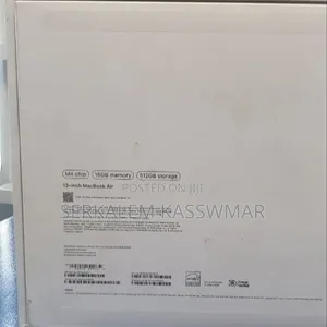 New Laptop Apple MacBook Air 2025 M4 16GB Apple M4 SSD 512GB